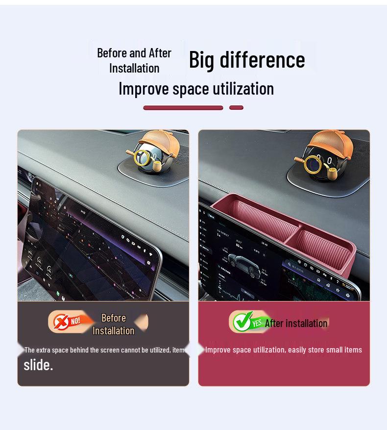 NIO ES8 Rear Console Glasses Organizer - Compatible with 26 Models, Car Storage Accessory