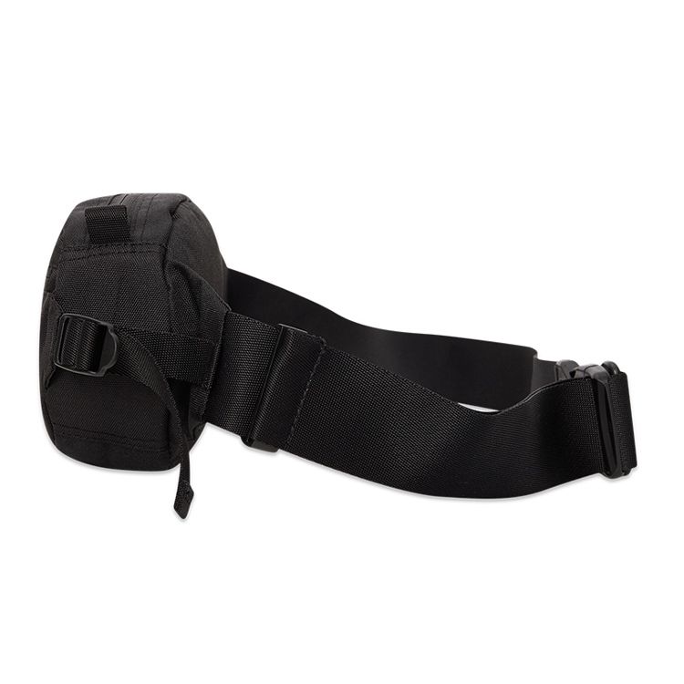 Converse Sports Casual Zipper Crossbody Waist Bag Unisex Bags Black 10022098-A01