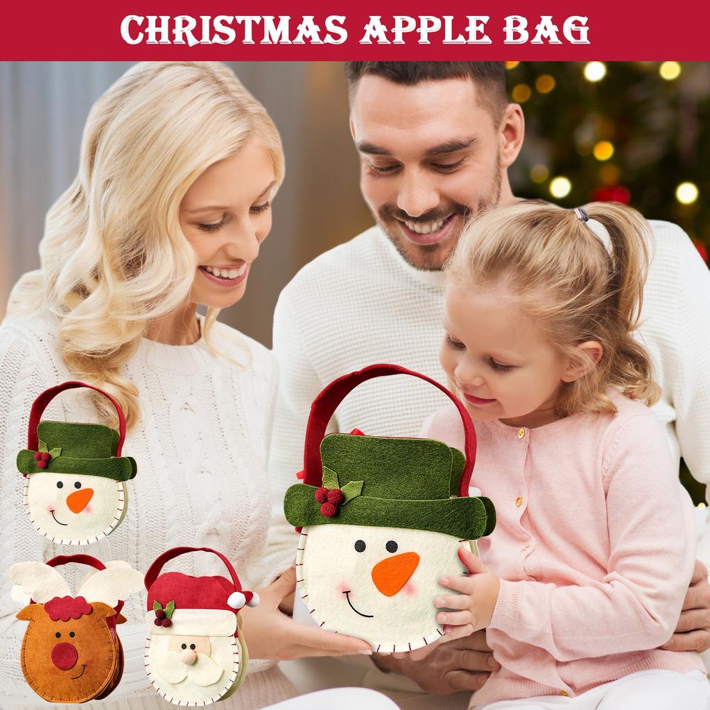 Christmas Bag Gift Bag Christmas Eve Candy Packaging Snowman Elderly Kindergarten Children Small Gifts