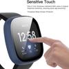 Matte Schutzhülle mit gehärtetem Glas für Fitbit Versa 4/3/Sense 1/2