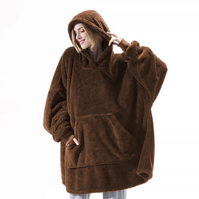 Autumn and Winter Leisure Loose and Thick Plush Couple Home Clothing Plush