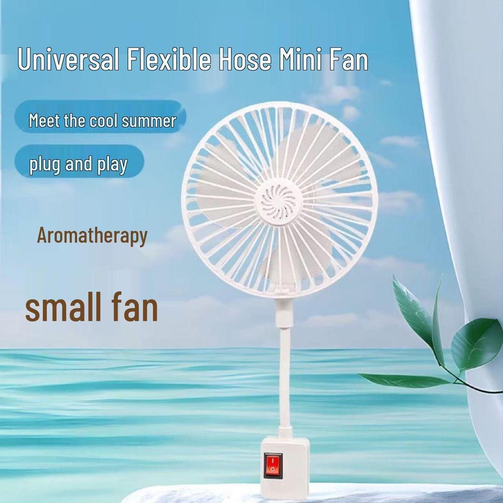 Adjustable Silent Desktop & Wall-Mount Fan for Home & Office