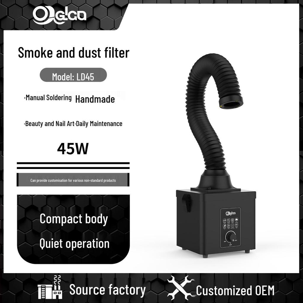 Compact Desktop Welding Smoke Extractor: Industrial Fume Purification and Filter Machine