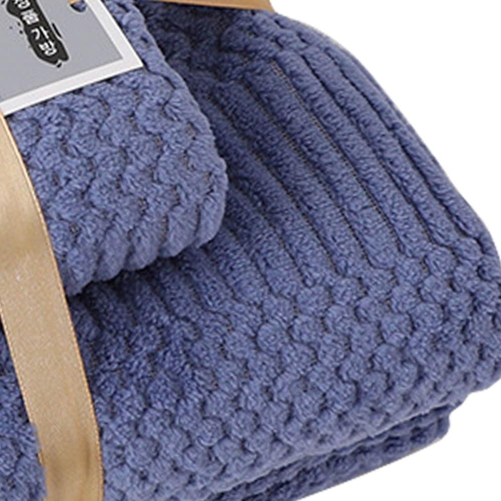 Polyester Shower Towel Set Coral Fleece Body Wrap Towel Durable Bath Towel Set Home Hotel Spa