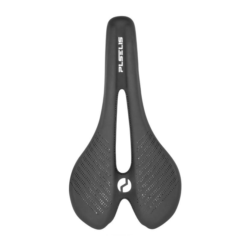 Carbon Fiber Racing Saddle With Hollow Design Road MTB Bikes Lightweight Performance Seat Black