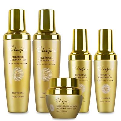 Set cosmetico base Eluzai Germanium a doppia funzione schiarente antirughe da 5 pezzi, 1 set
