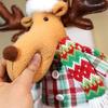 Santa Claus Telescopic Doll New Christmas Snowman Xmas Ornament Cute Knitted Elk Doll
