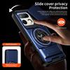 KEYSION Magnetic Phone Case for Realme 16 Pro 5G 16 Pro+ 5G Slide Camera Protection Upright Kickstand Ring Shockproof Back Cover