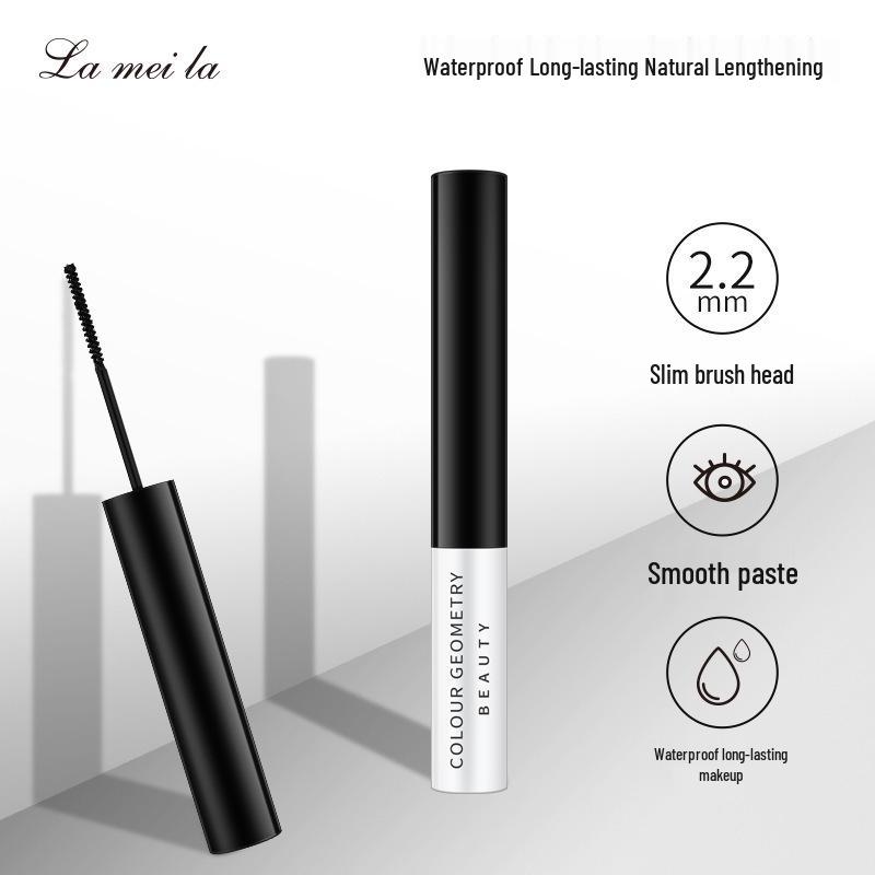 Latin America Waterproof Long-Lasting Mascara: Lengthening, Curling, Smudge-Free with Ultra-Fine Natural Brush Head.