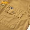 JEEP Men's Casual Loose Fit Long Sleeve Shirt