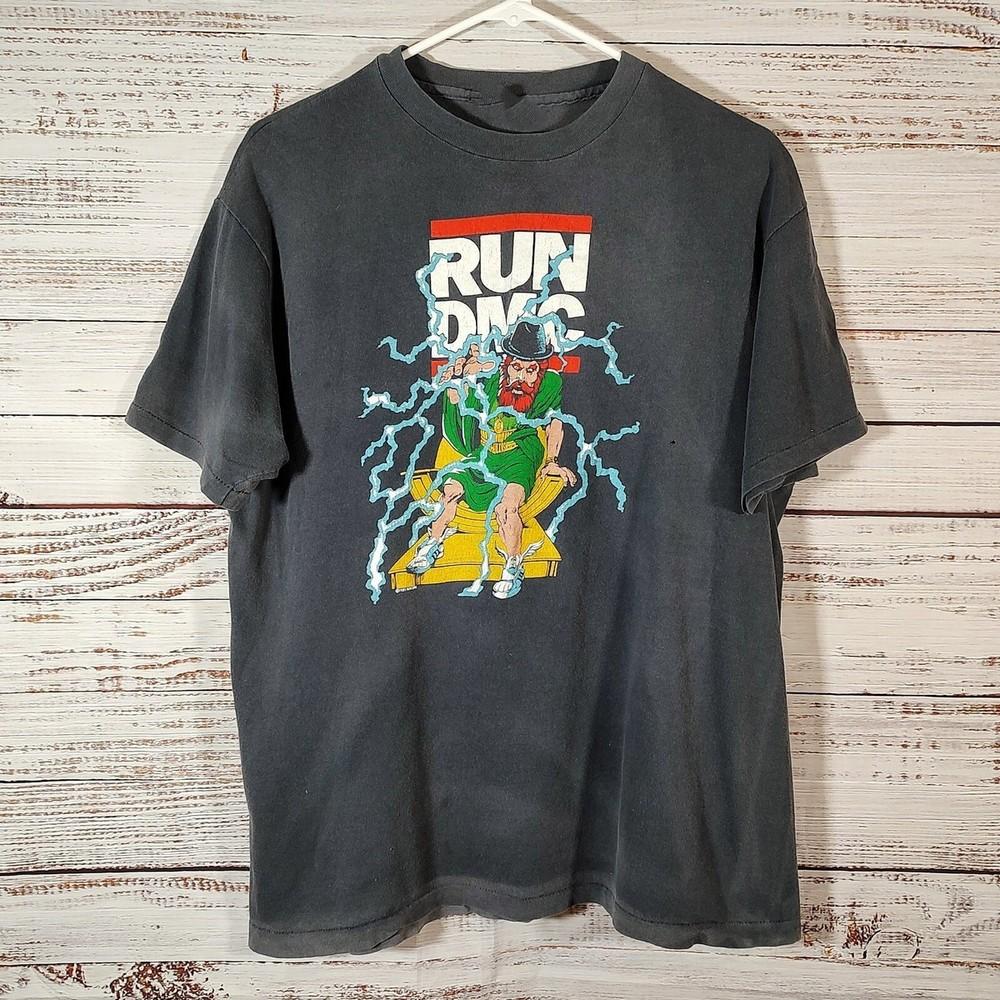 Классическая коллекция RUN DMC  Футболка S-235XL B07.163 Унисекс M