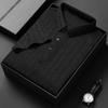 High quality short sleeve men's polo shirt summer fashion high-end texture luxurious design soft breathable casual T-shirt