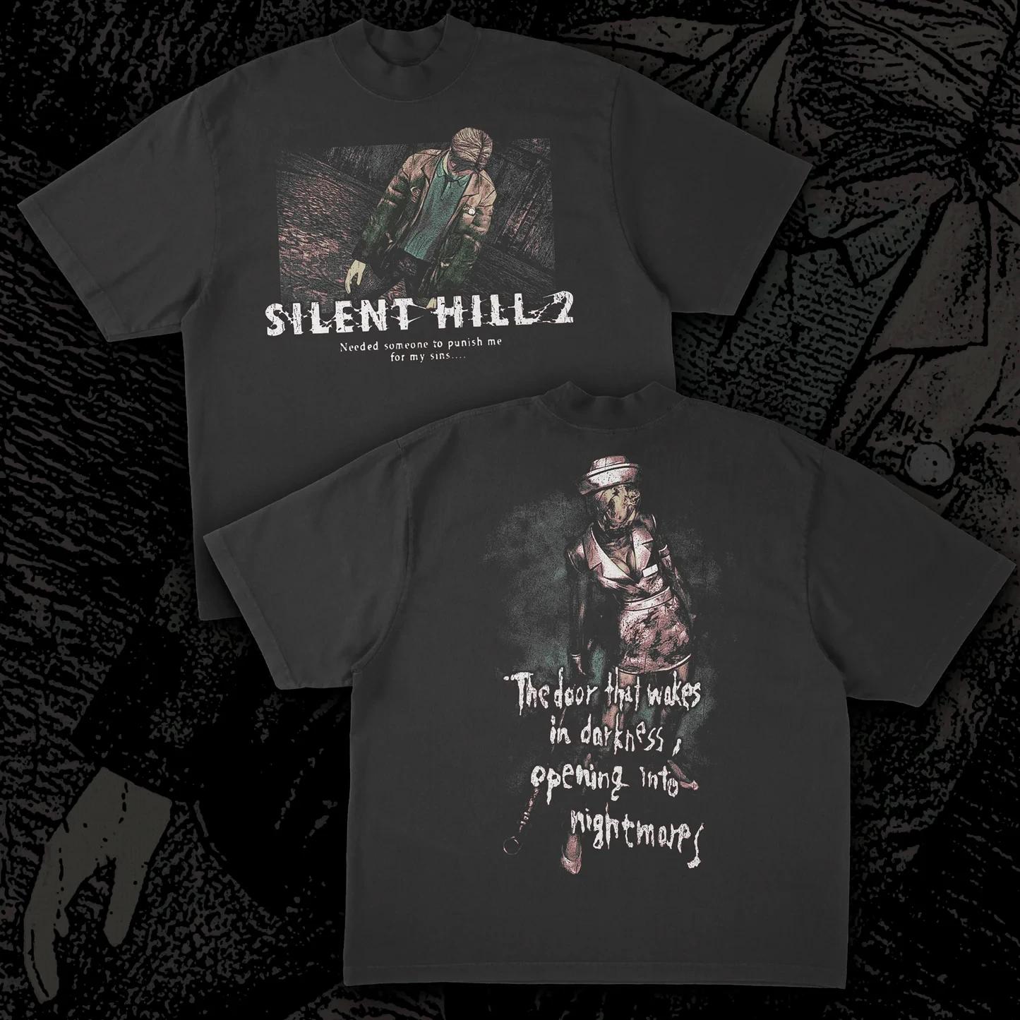 

Silent Hill 2_ Ворота Пробуждения Печатная Футболка с Коротким Рукавом, Мужская и Женская Летняя Хлопковая Удобная Свободная Модная Футболка с Круглым Вырезом 4XL