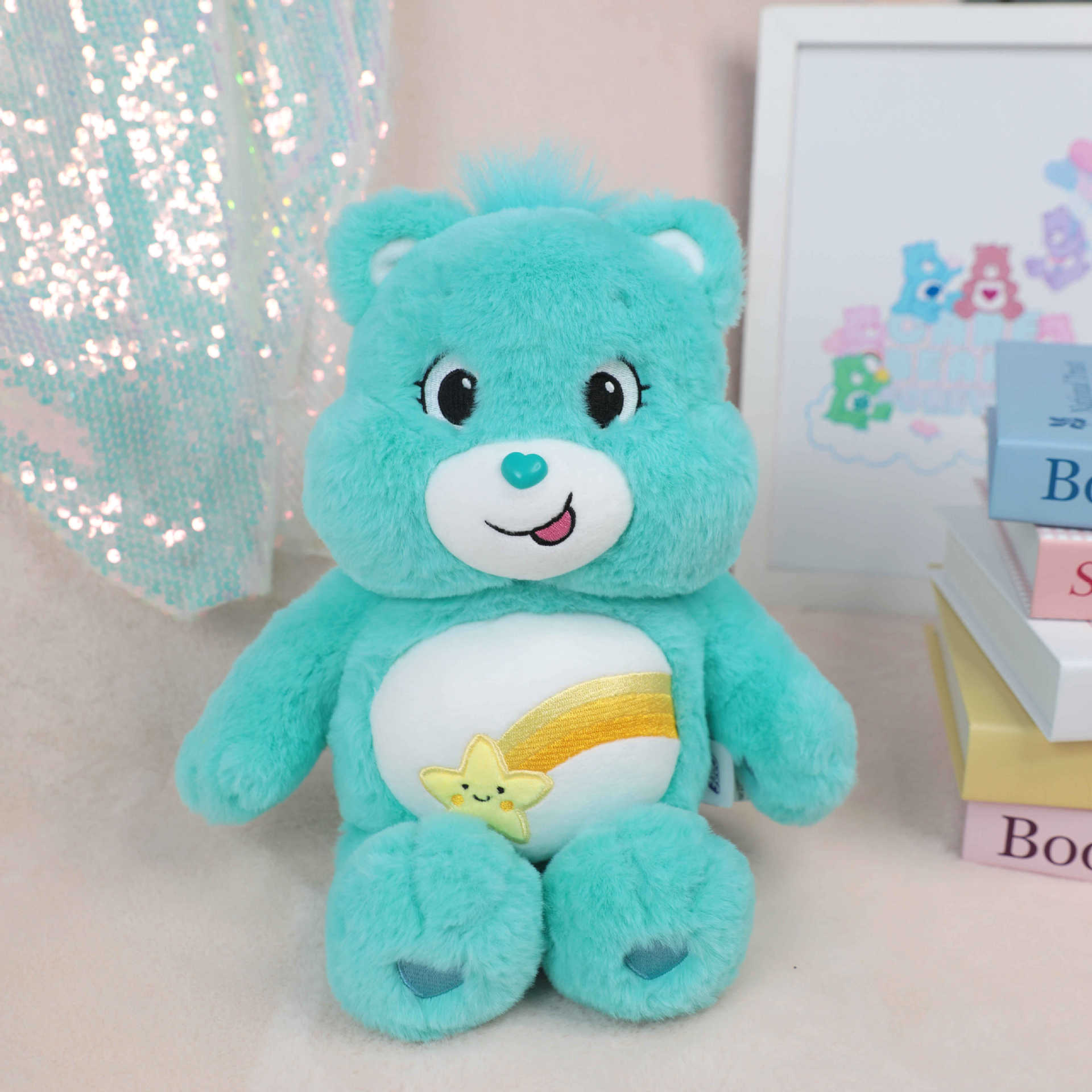

33/45 см плюшевые игрушки Care Bears, аниме-мультфильмы, плюшевые куклы, мягкие игрушки-подушки для детей, подарки на день рождения, Рождество 33cm