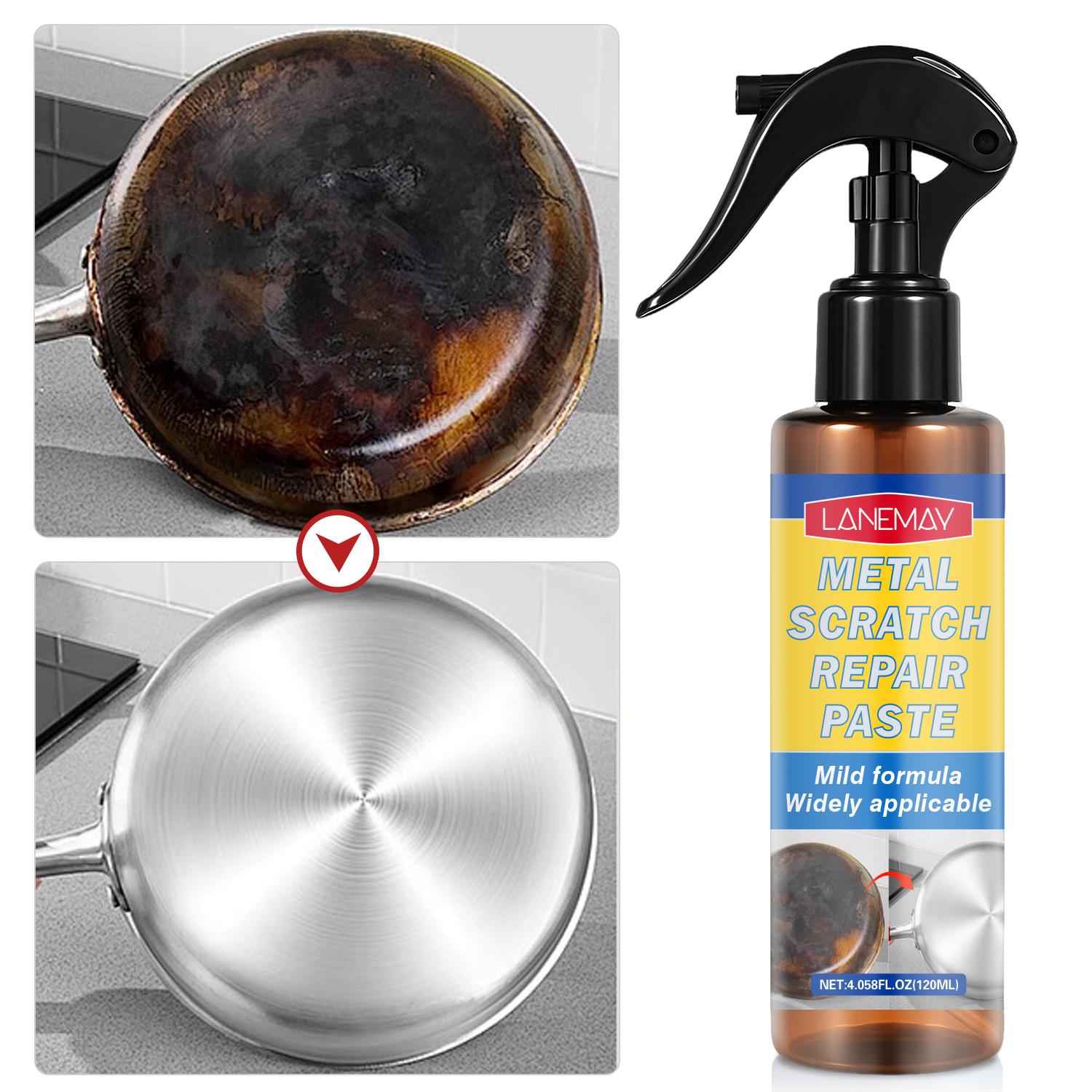 Metal Scratch Repair Paste-Rapid Polishing-Dissolve Iron Powder-Fast Acting, Long Lasting Formula-Non Damaging Equipment-120ml