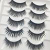 Magnetic 3D False Eyelashes: European & American Style, Thick, Curly, Natural Look, Available in Three or Five Pairs.