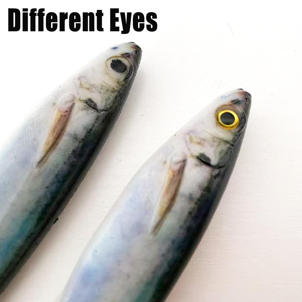 3D Barracuda Simulation Lure Set - 2 Pack, 15cm/33.5g, Soft Bait with Fish Eye Design