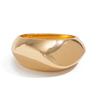 Exaggerated Metal Glossy Wide Bracelet Bracelet Fashion Knock Pattern Faceted Spring Buckle Bracelet