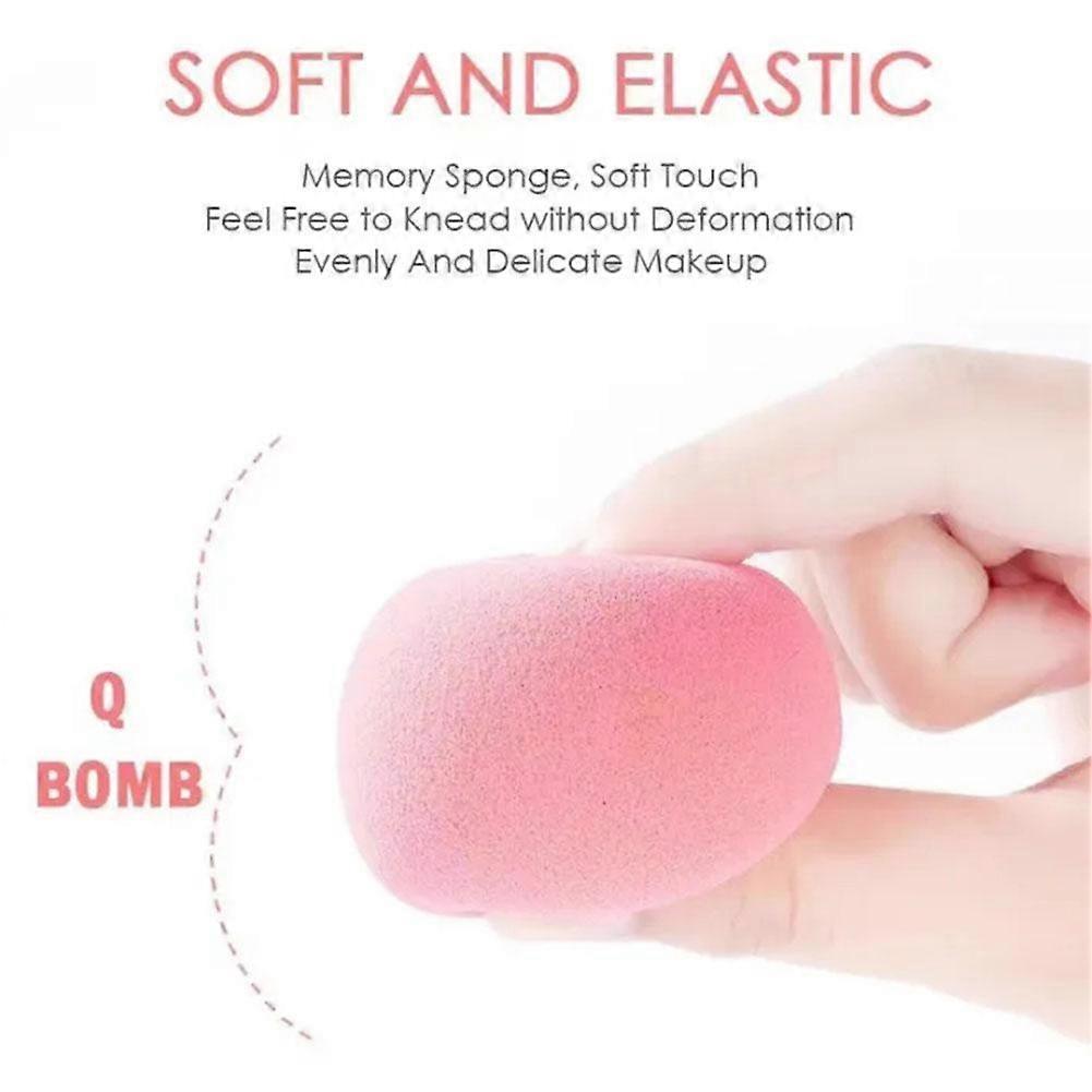 4-Pack Hydrophilic Polyurethane Beauty Sponges for Foundation and Concealer Application, Lightweight and Soft for Easy Makeup Blending
