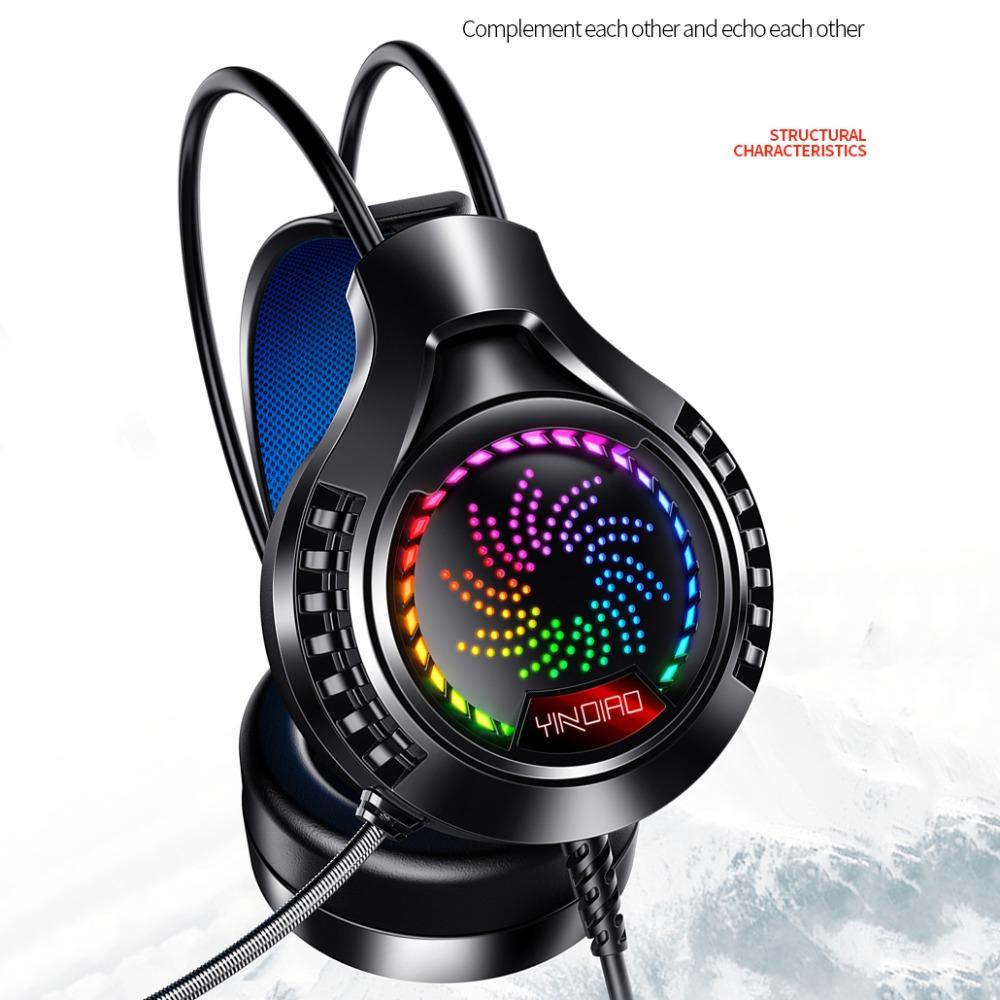 Large Ear Cups Wired Gaming Earphones for Computer/Pc/Gamer/Mobile Phone/Laptop