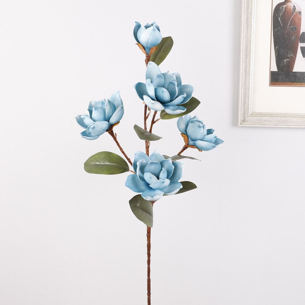 97cm Simulation Big Magnolia Floral Art Fake Flower Artificial Orchid Flowers  Home Office Decor