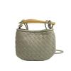 Cute Mini Sardine Woven Bag Small Trumpet Hand Holding Crossbody Braided Women's Bag