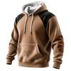 Men's Colorblock Sweatshirt Hoodie Men's Sports Large Size Casual Sweatshirt