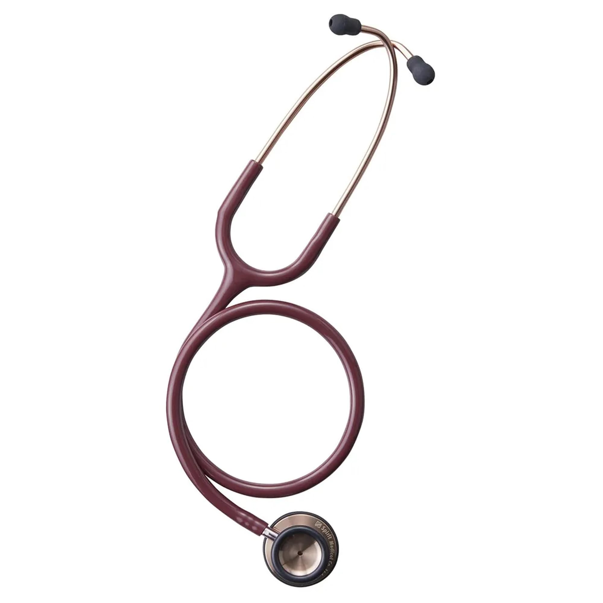 

Spiritmedical Классический Малиновый Черный для Педиатрии и Взрослых Идеально для и Простой Дизайн 3+SP Стетоскоп, (CK-SS601CPF), Двустороннее использование, Больницы,