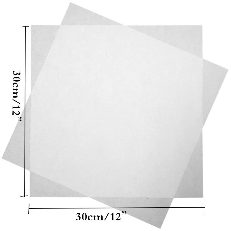 Wax Paper Food Oil Proof Grease Papers Wrappers For Bread Burger French Fries Wrapping Package Bar Restaurant Bar 500Pcs White