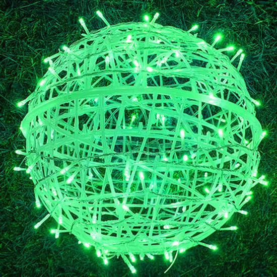 LED Rattan Dekorative Außenhängeleuchten Runde Kugel für Landschafts- und Straßenbeleuchtung
