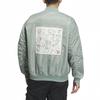 Adidas Reflective Print Fleece Lined Pilot Without Hood Jackets & Coats Unisex Dusty Green IK7679