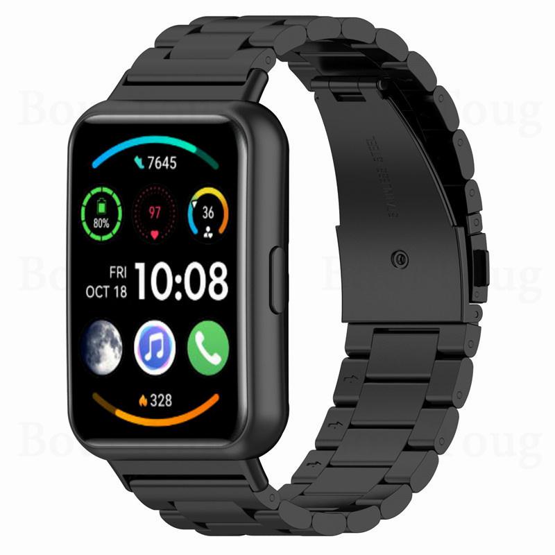 Metal Stainless Steel Band Strap for Huawei Watch Fit 2 New Watchband FIT 2 Wrist Elegant Bracele With Connector