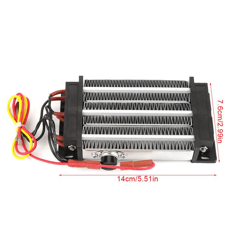 220V 750W PTC Keramický Vzduchový Ohřívač Topný Prvek Elektrický Ohřívač 140 x 76mm