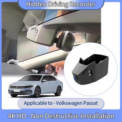 Pro Volkswagen Passat Skrytá palubní kamera do auta 2017-2024 Nová Jednočočková tachografická kamera 4K Wifi Skrytý DVR záznamník videa do auta