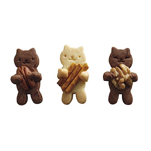 KAI Cookie Mold COOKPAD Cuddling Cat Made In Japan DL8075