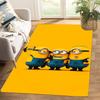 Stylish Minions Design Non-Skid Area Rug Living Room Bedroom Soft Carpet Children Play Mat Home Decor Gift