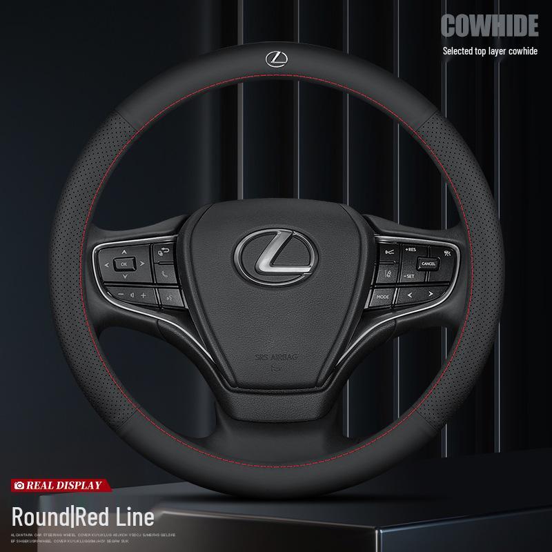 Lexus NX/ES/RX Äkta Läder Rattöverdrag