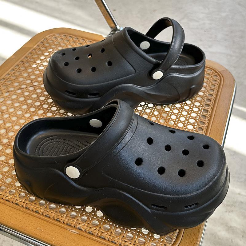 New cloud heel EVA hole shoes platform cm summer wear fashionable and comfortable hole shoes women's