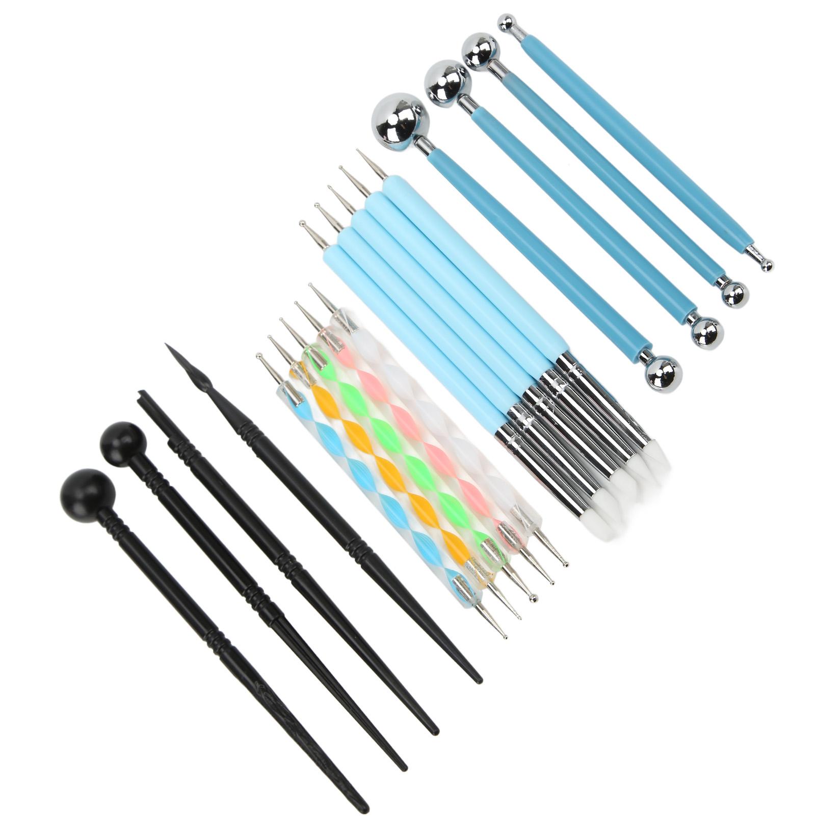 

18 шт. Инструменты для глины DIY Рукоделие Многоцелевой Набор вспомогательных инструментов для лепки из гончарной глины