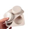 3D Square/round/Oval Silicone Soap Mold DIY Soap-making Supplies Handmade Chocolate Cake Decoration Baking Kit Home Decor Gift