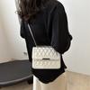 Fashionable Minimalist One Shoulder Bag Chic Retro Small Square Crossbody Purse For Everyday Use