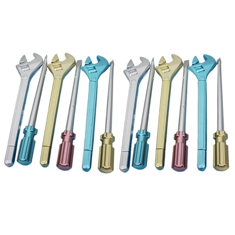 

12Pieces Wrench Shape Gel Pen Novelty Gel Pen Funny Screwdriver Shape Writing Pen Smooth to Write for Student Reward 1