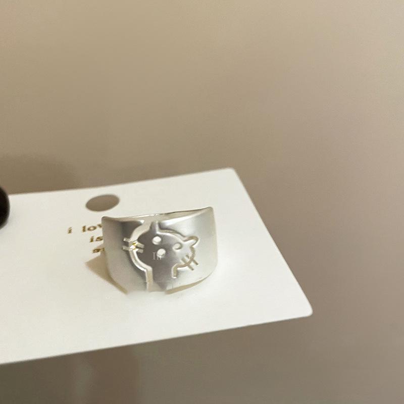 Sweet Adjustable Cat Ring: Childlike, Cute, and Charming Design