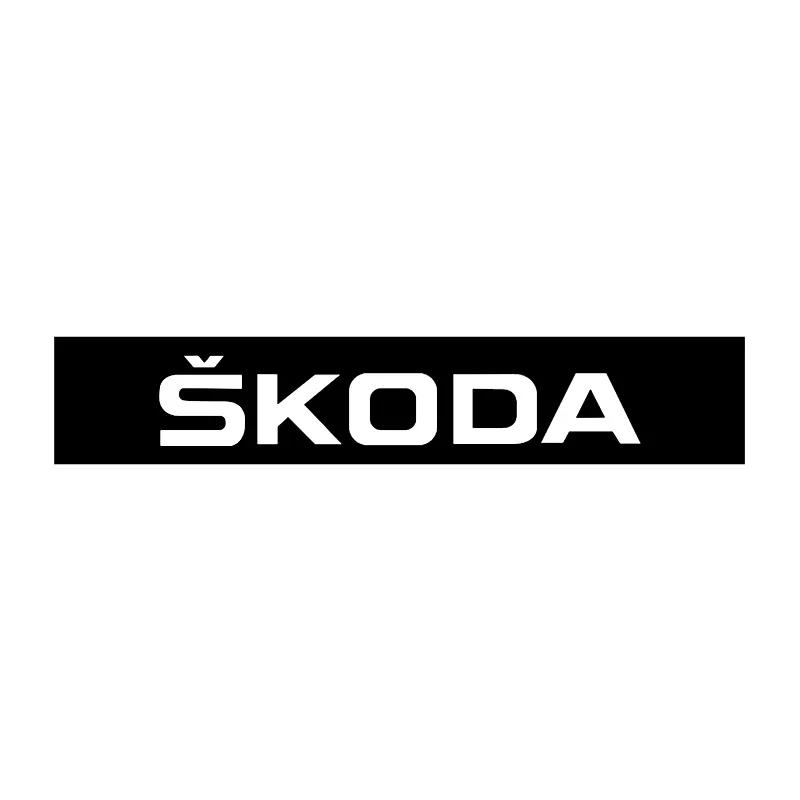 EMIW1 Auto Windshield Body Decals Letter Car Decoration Car Stickers Waterproof Vinyl Material For Skoda Kamiq Superb a5 a7 Octavia
