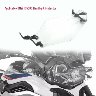 BMW F750GS LED Headlight Protection Cover - High Definition Transparent Cover with Protective Net