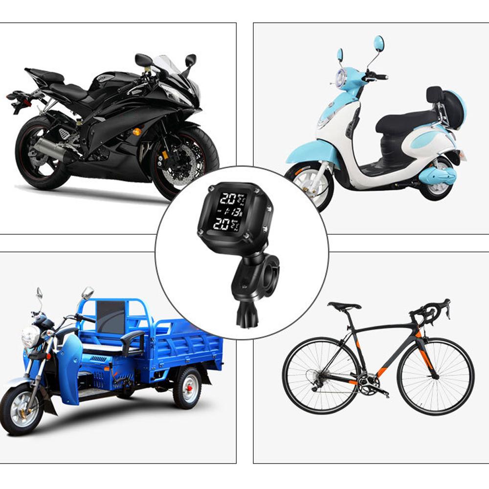 Motorrad Reifendruck Monitor TPMS Detektor Tragbare Reifendruck Überwachung System Erkennung