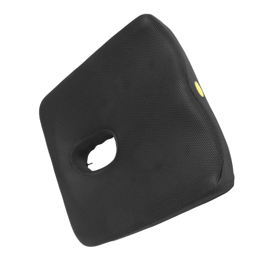 Seats Cushion Back Hip Tailbone Pain Sciatica Relief Coccyx Cushion for Office Car ChairBlack