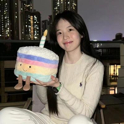 Geburtstagskuchen Jelly Katze Plüschtier Puppe Kuchen Handpuppe Niedlich Liebe Shop Beruhigende Puppe Valentinstag Geburtstagsgeschenk