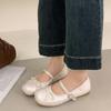 French silver light mouth single shoes women's 2025 new super spring and summer gentle evening wind ballet shoes soft-soled beans