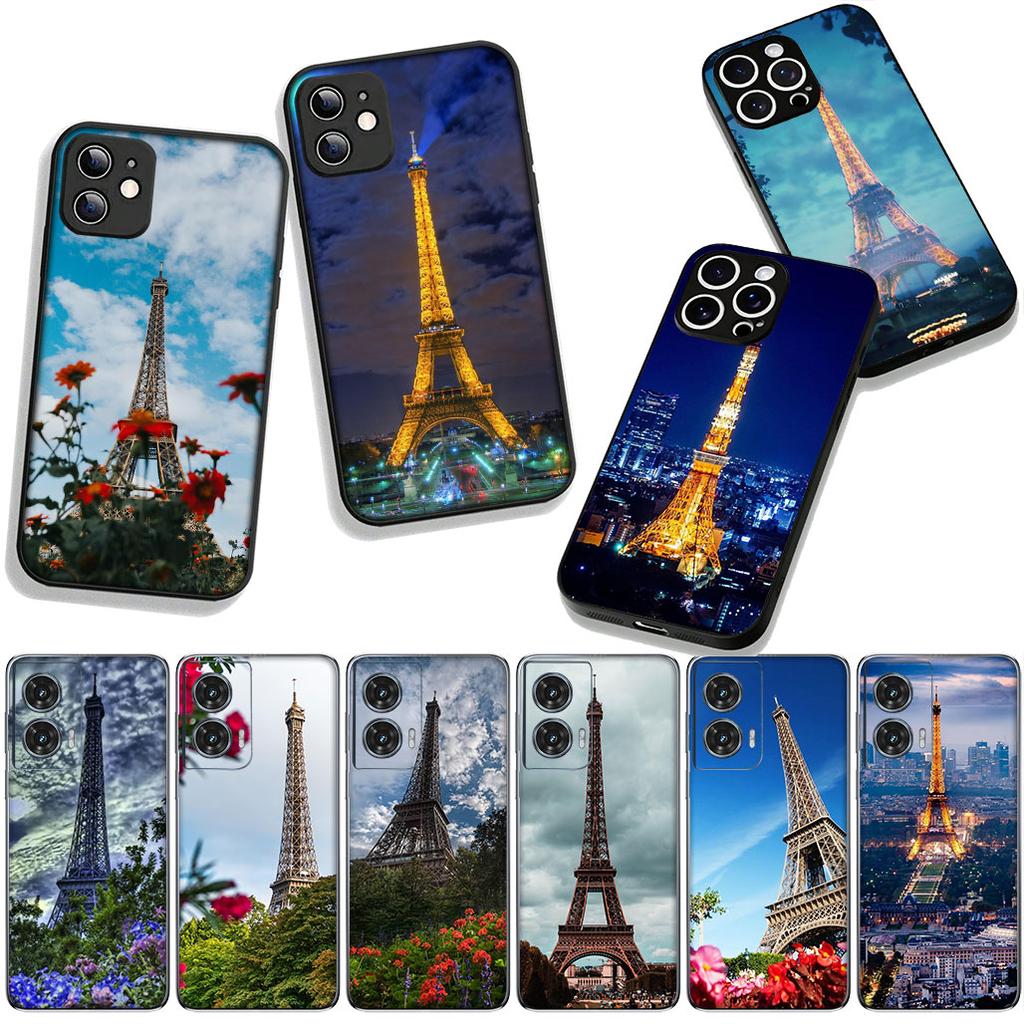 Phone Cover Love Paris Eiffel tower pink Casing for Xiaomi Redmi Note 15 11 9 10 Pro Plus A5 9A 9T 10A 10C 9C NFC 15C 8T Case